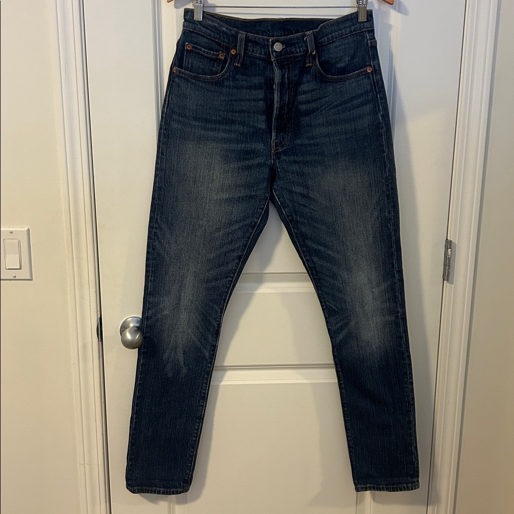 Levi's 501 Dark Wash Skinny Jeans- size 29